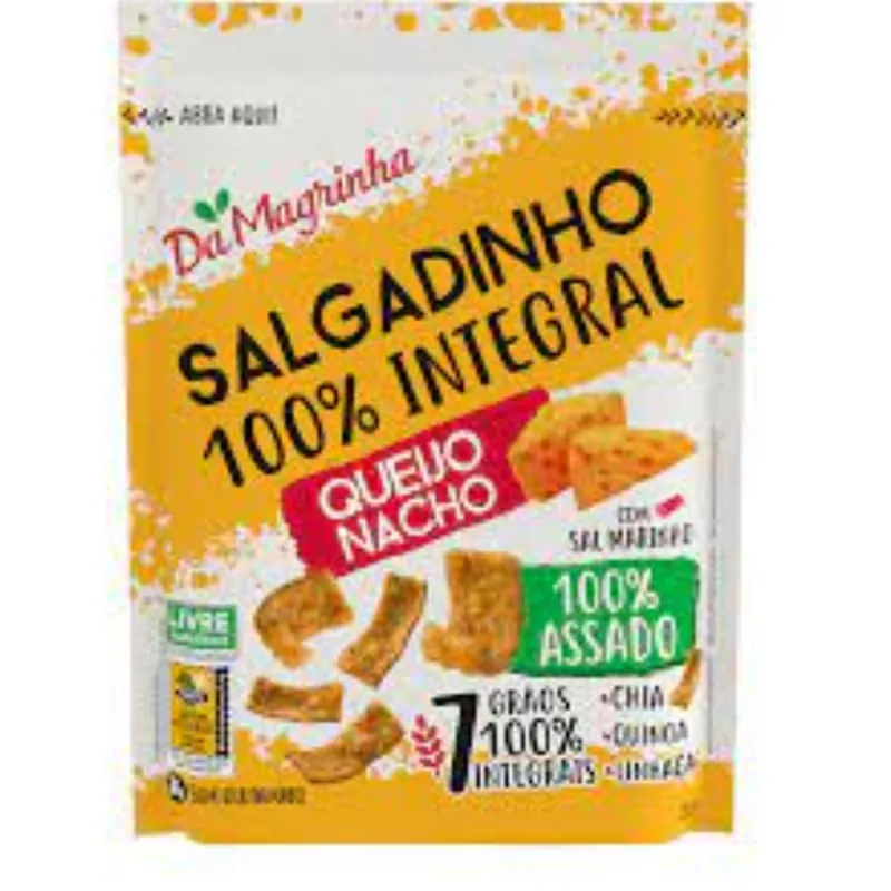 Salgadinho Integral Queijo Nacho Da Magrinha 30g