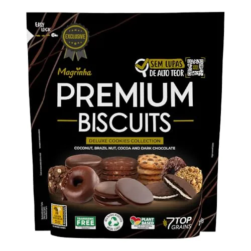 Biscoito Sortido Da Magrinha Premium 7 Grãos Pouch 250g