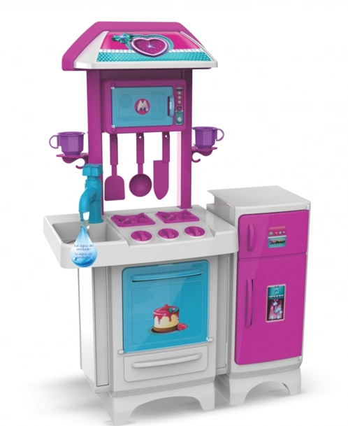 Cozinha Infantil Completa Pink com Água - Magic Toys