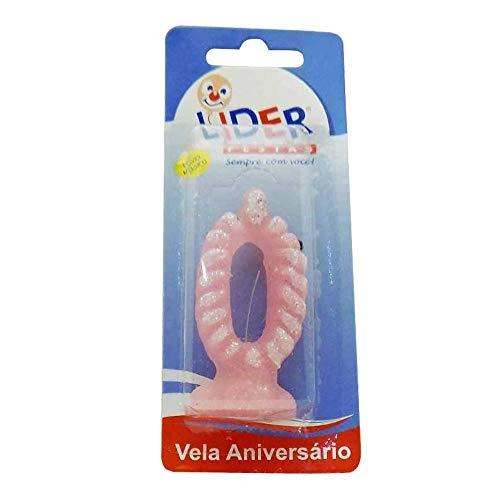 Vela Magica Aniversario Lider Rosa 0