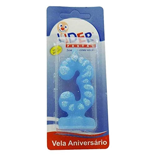 Vela Magica Aniv Lider Azul 3