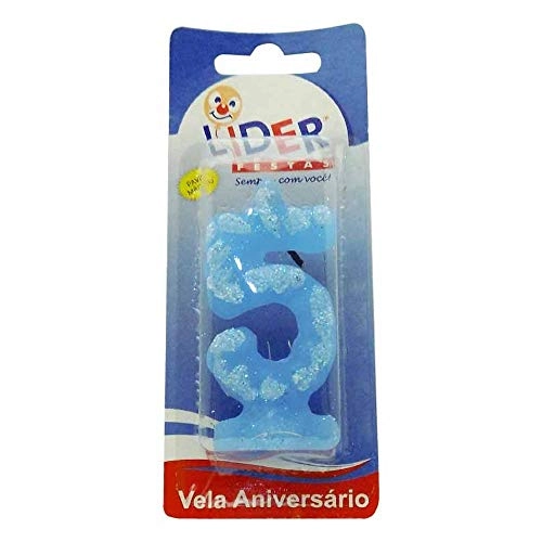 Vela Magica Aniv Lider Azul 5