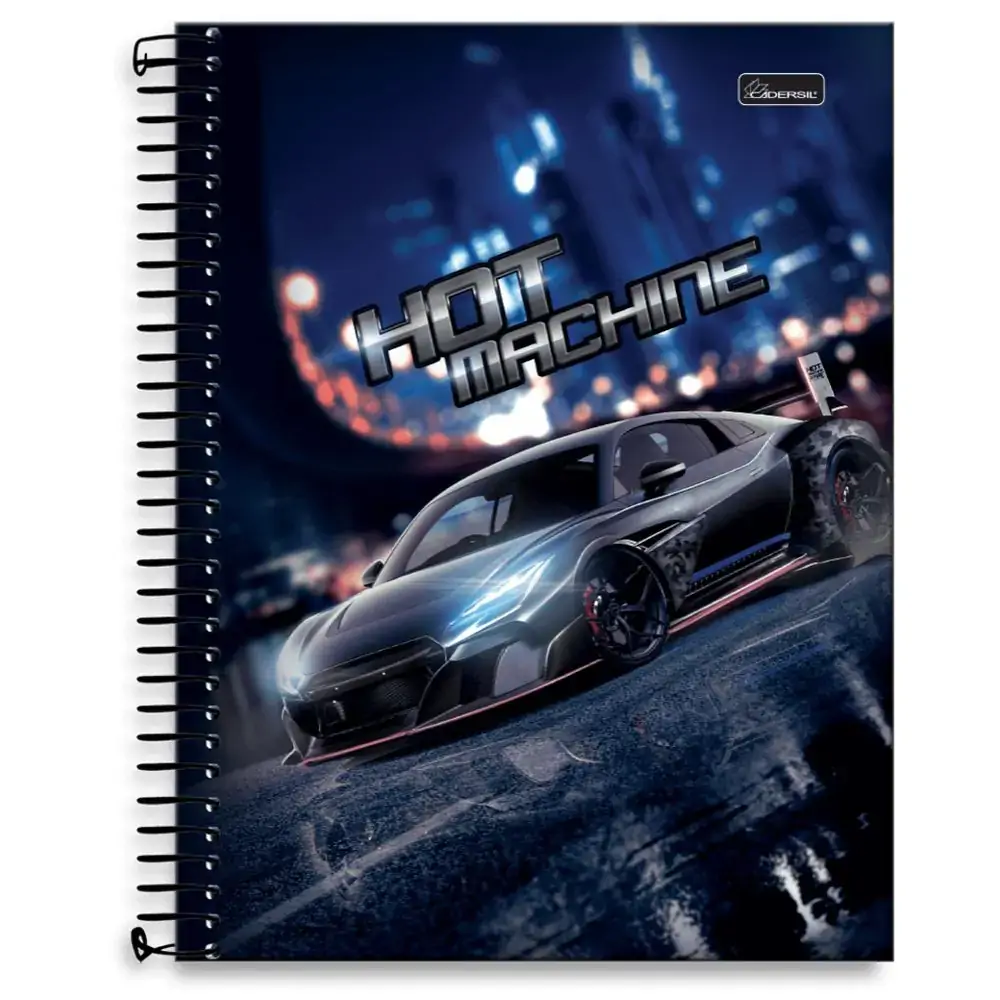 Caderno Cadersil Hot Machine 96f
