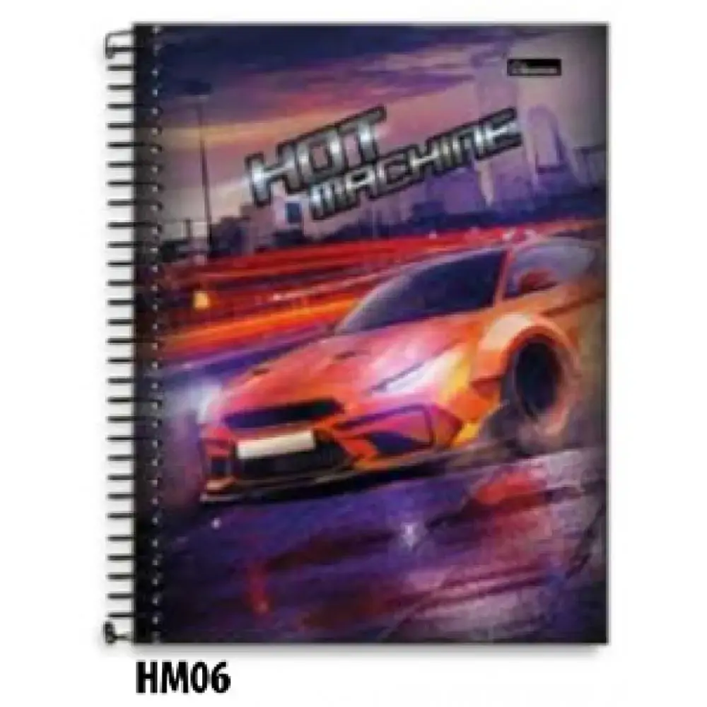 Caderno Cadersil 1/4 Hot Mach.96f