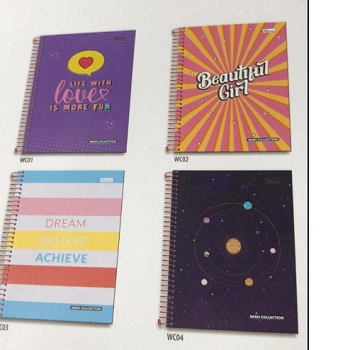 Caderno Capa D Wish Collection 1 Mat 80f 199x270mm