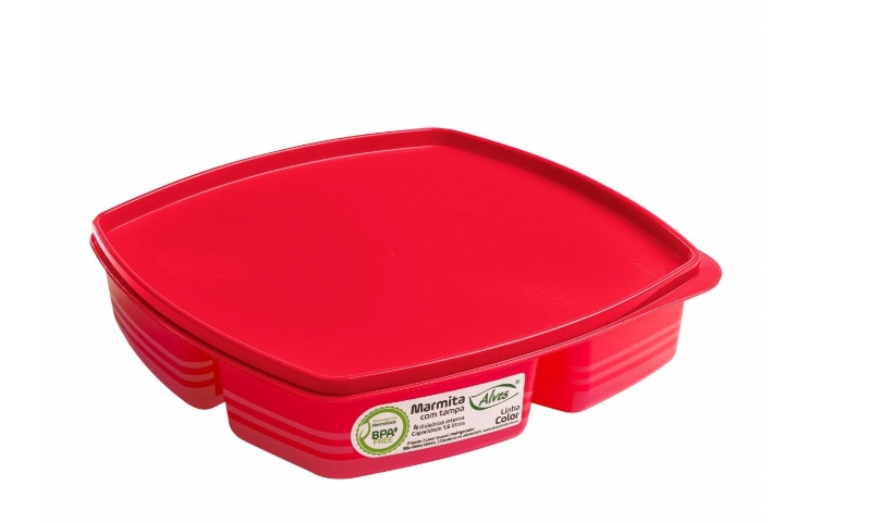Marmita Com Tampa 1,6 L Color Sortido
