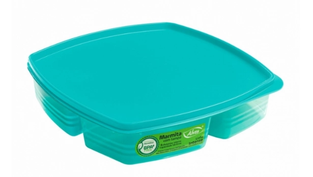 Marmita Tampa Intense Verde Translucido 1.6l 7980 79 Alves Plastic