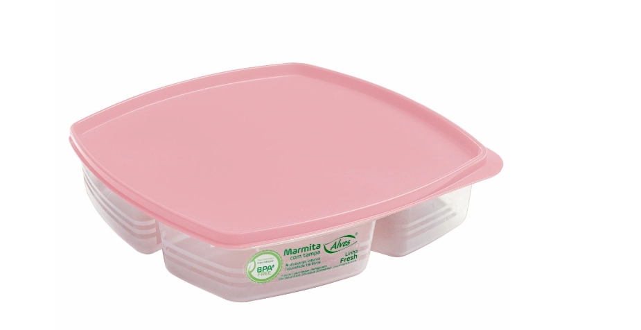 Marmita Tampa Fresh Sortido 1.6l 7970 9 Alves Plastic