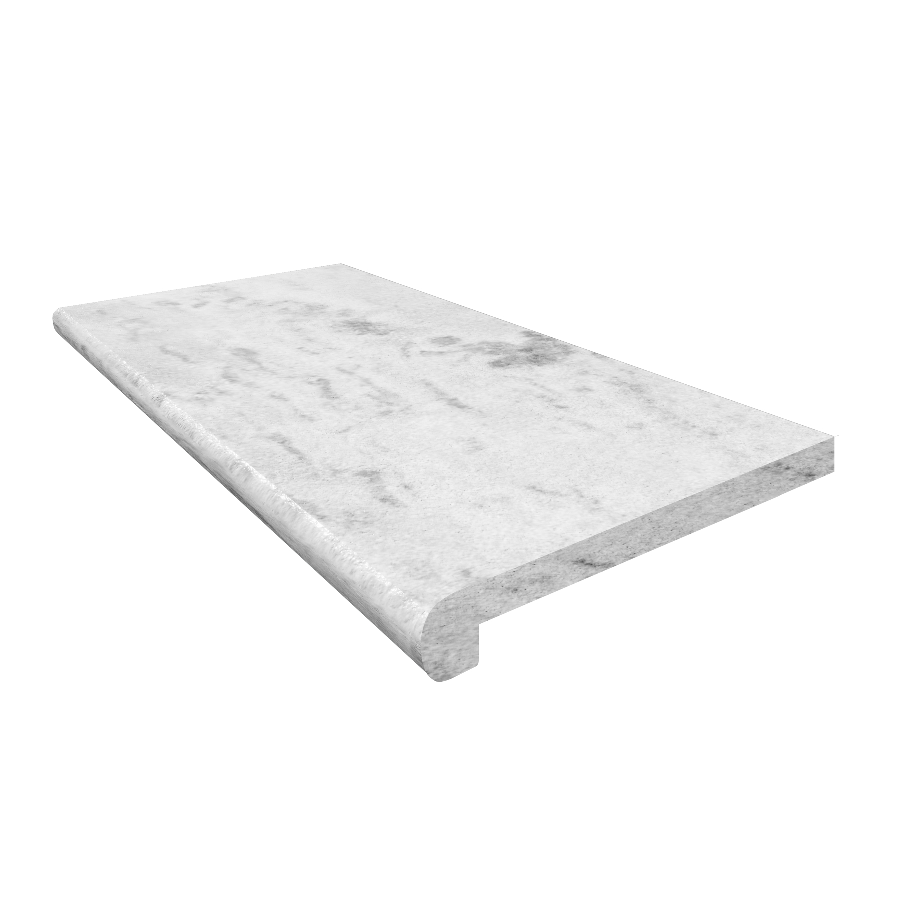 Borda de Piscina Natural Aquabella Branca 30x60cm Forte Dei Marmi