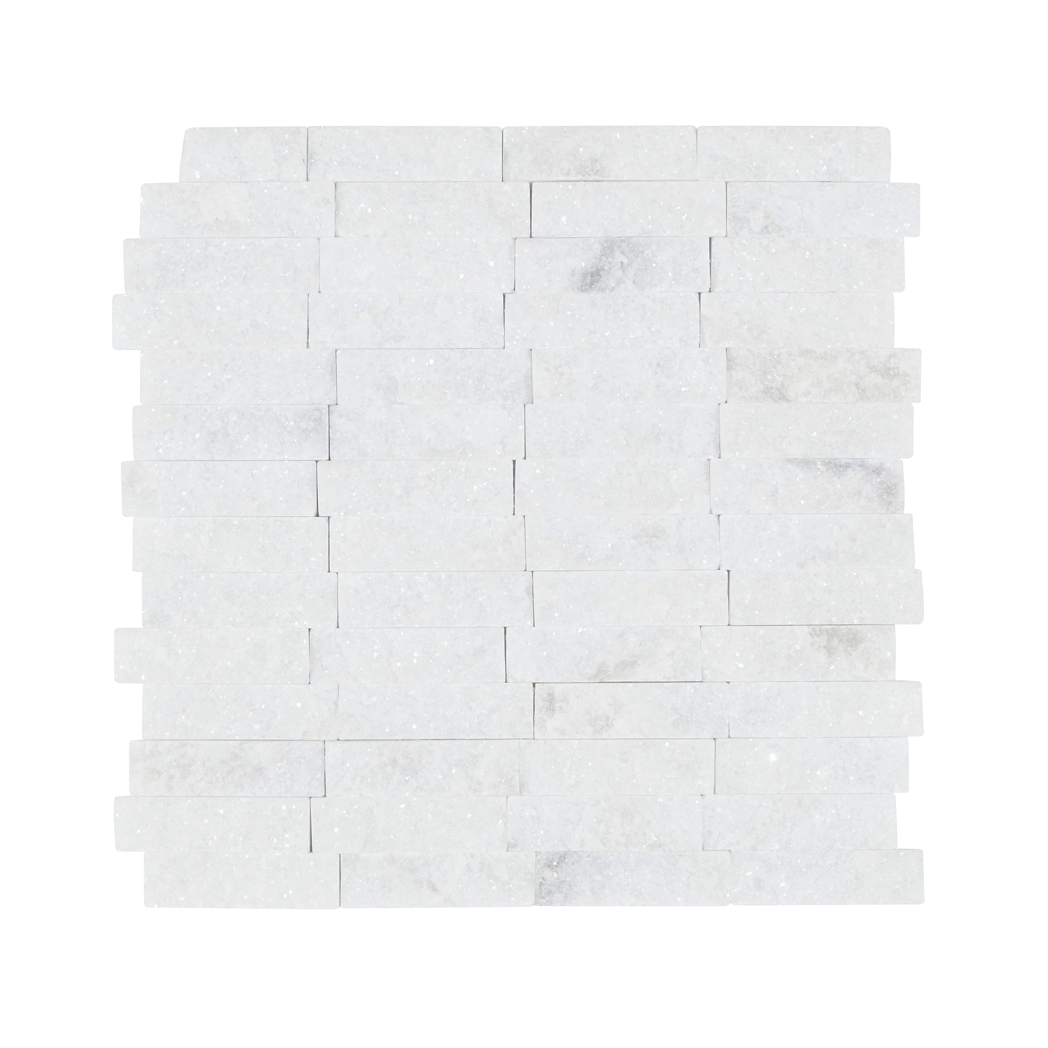 Mosaico Mármore Acetinado Canjiquinha 28x28cm Trento Marmi