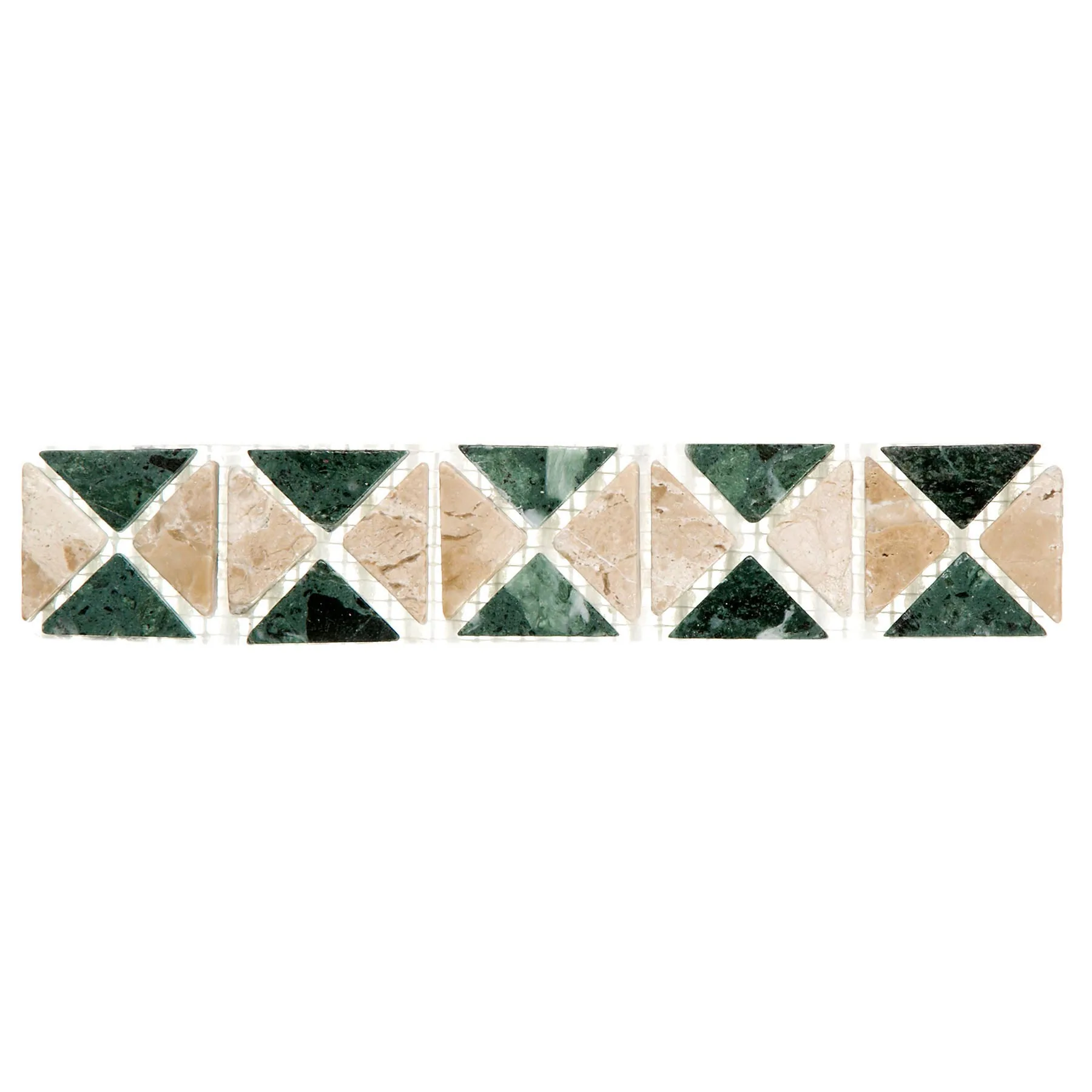 Faixa Piso Mármore Acetinado Gravata Travertino 4,5x24cm Forti Marmi