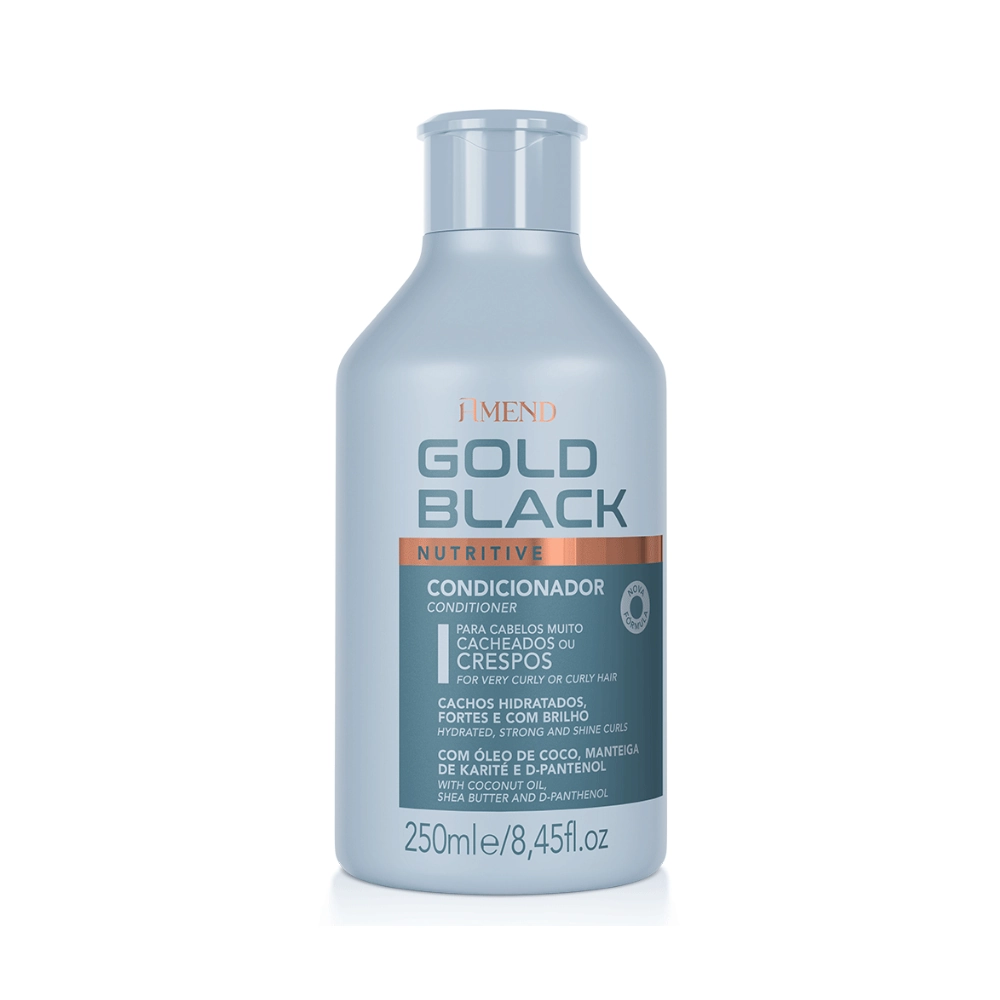 Gold Black Condicionador Nutr Cab Crespos