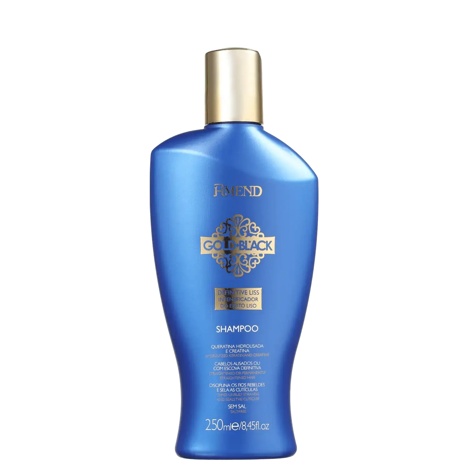 Shampoo Amend Gold Black Definitive Liss Frasco 250ml