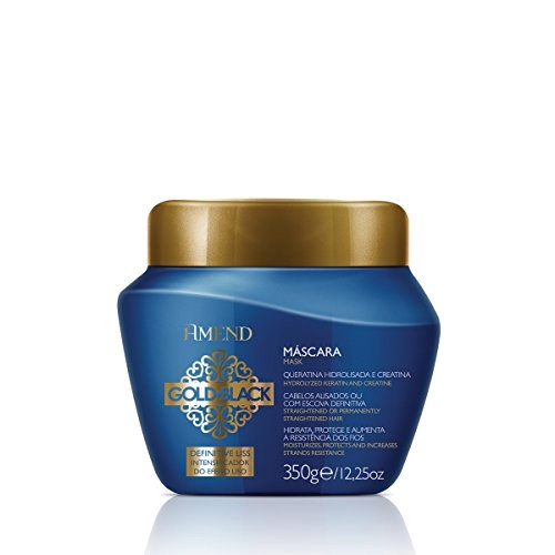 Máscara Amend Gold Black Definitive Liss Pote 250g