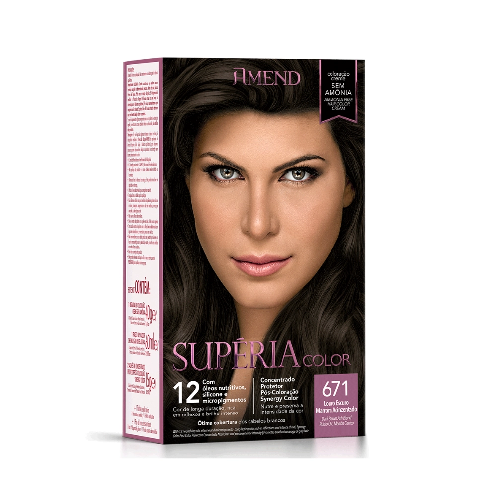 Tint Superia Color N.671 Marrom Frio