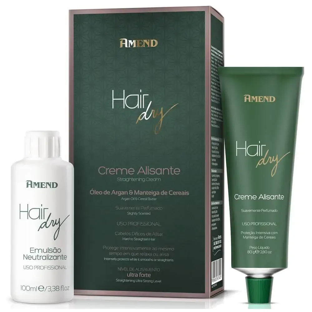 Kit Alisante Amend Oleo De Argan E Mant De Cereais