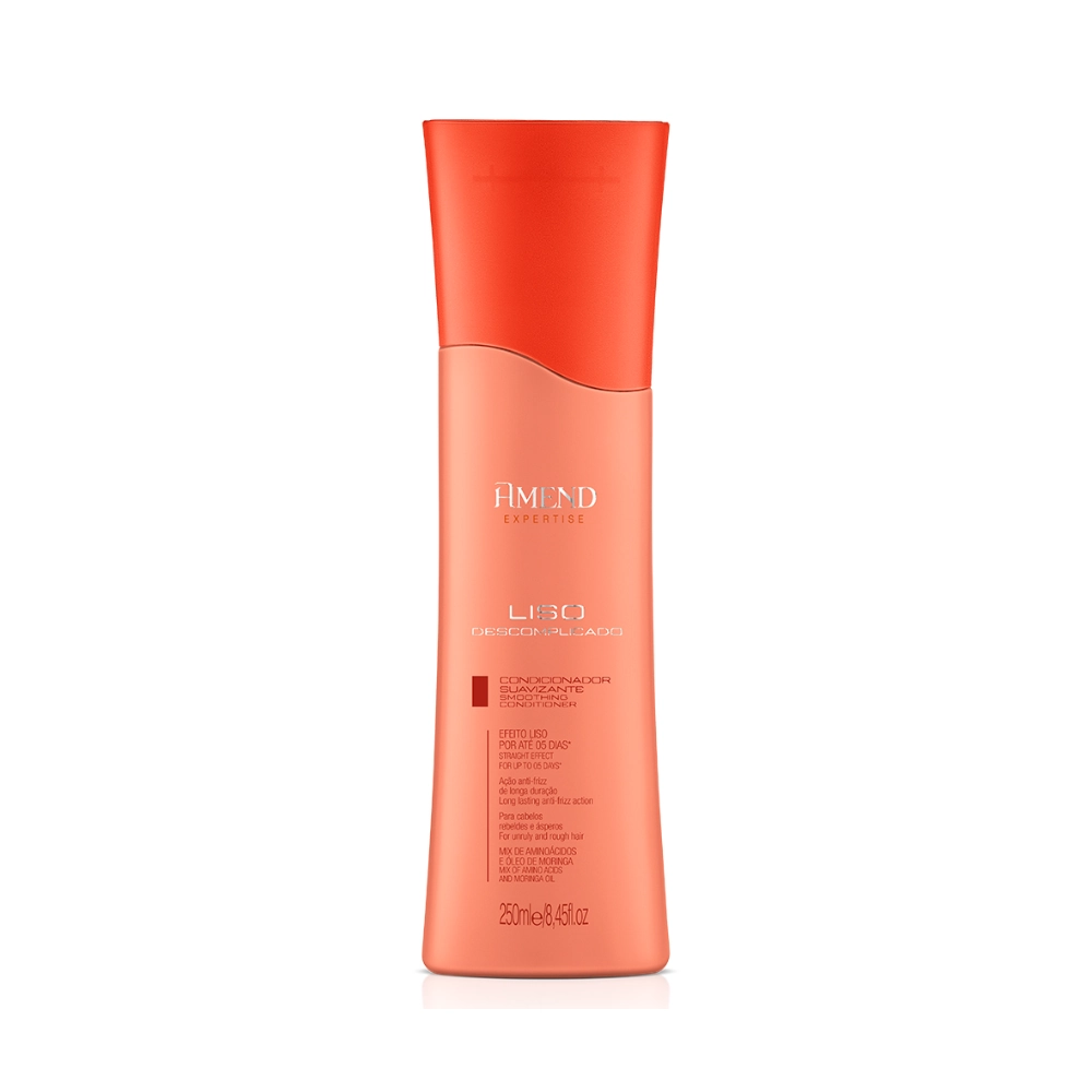 Condicionador Suavizante Liso Sem Quimica Amend 250ml