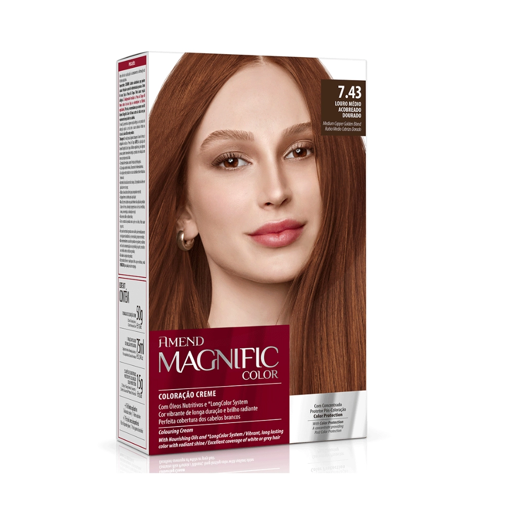 Tintura Amend Magnific Color 7.43  60g
