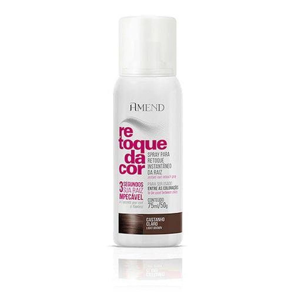 Spray Retoque Amend Cor Castanho Claro 75ml