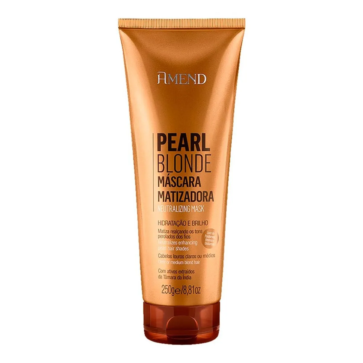 Máscara Matizadora Amend Pearl Blonde Bisnaga 250g