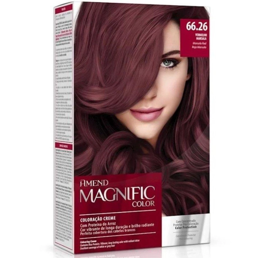 Tinta Magnific Color 66.26 Vermelho Marsala