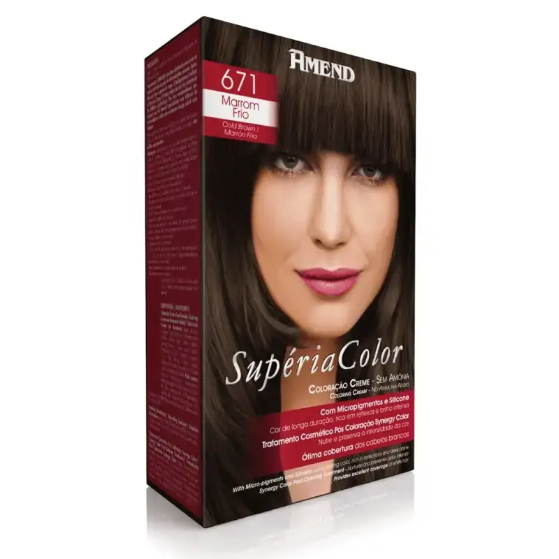 Tonalizante Superia Color 671 Marrom Frio