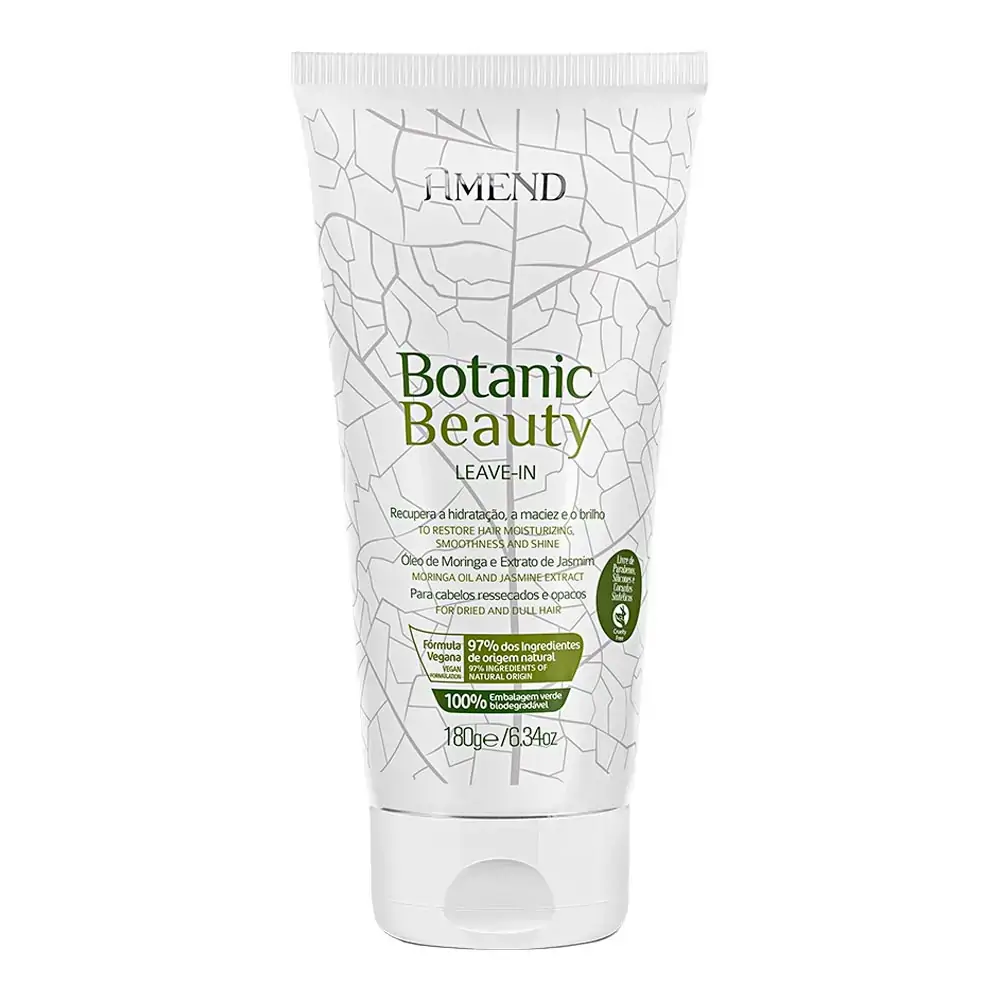 Leave In Amend Botanic Beauty Óleo De Moringa E Extrato De Jasmim 180g