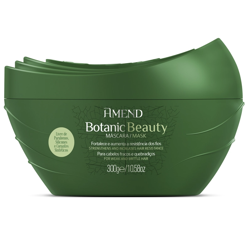 Creme/mascara Tratamento Amend Botanic Beauty Fortalecedora 300g