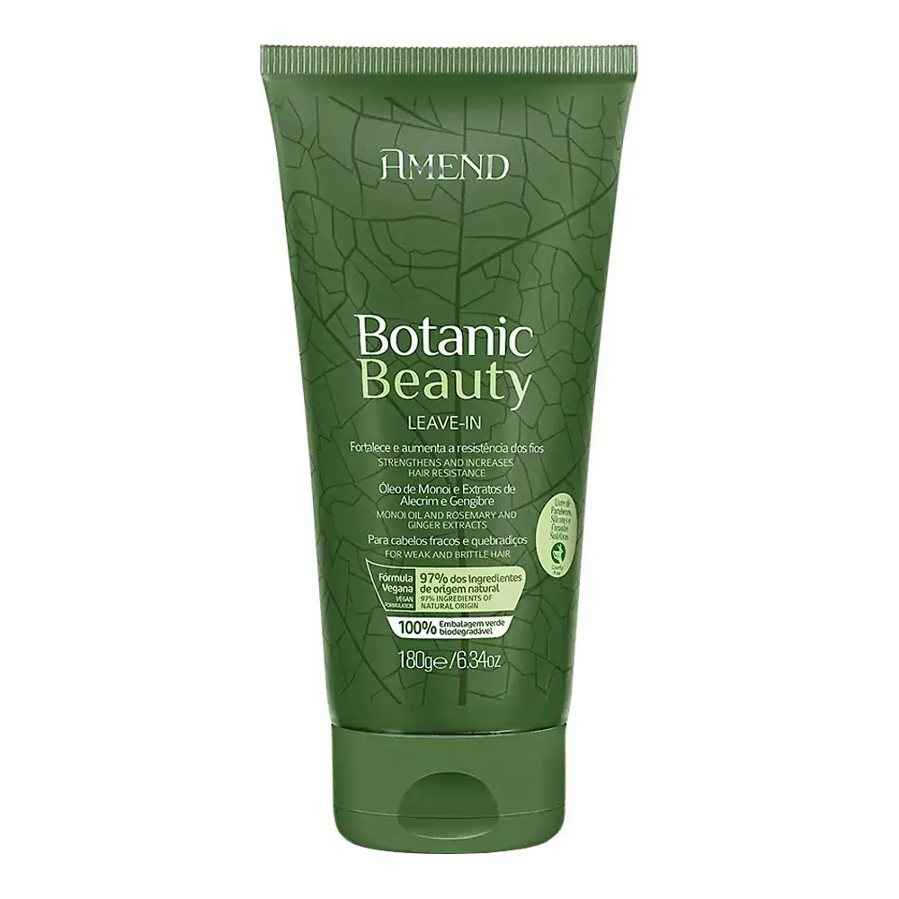 Leave In Amend Botanic Beauty Fortalecedor Óleo De Monói 180g