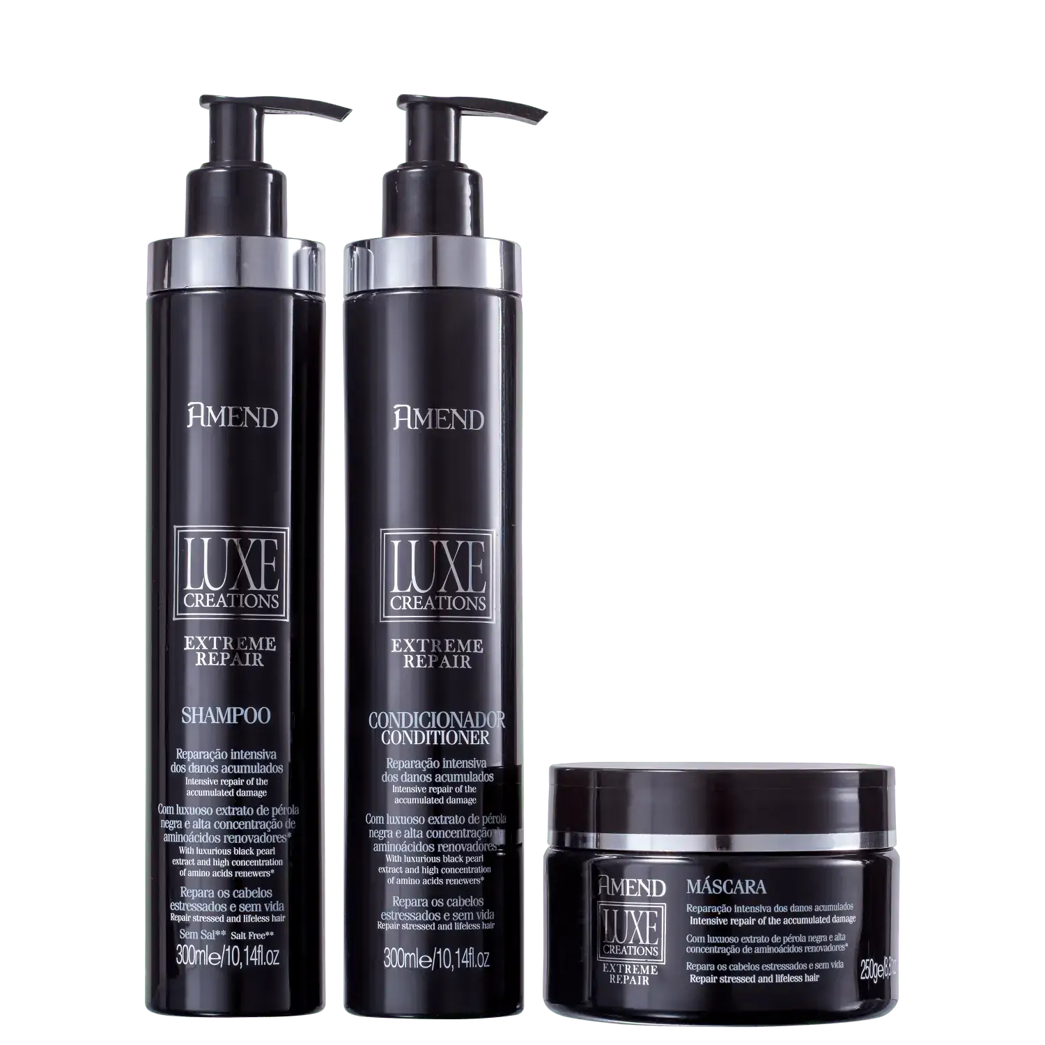 Kit Shampoo Cond Mascara Joia Luxe Creations Amend