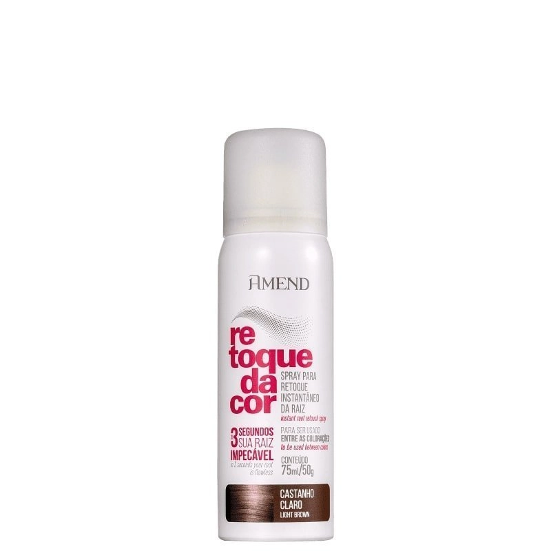 Amend Spray Retoque Da Cor Castanho Claro 75ml