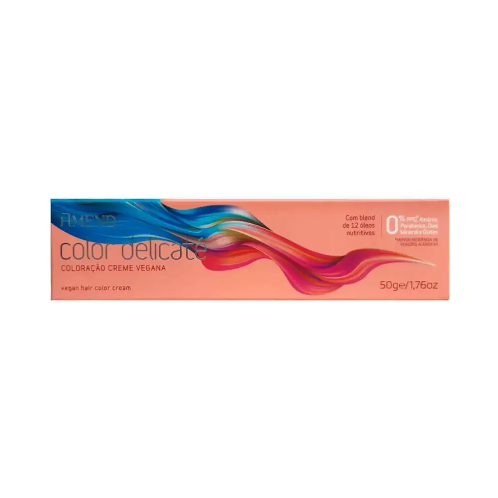 Coloracao Vegana Color Delicate 50g 0.6 Vermelho Intensificador Amend