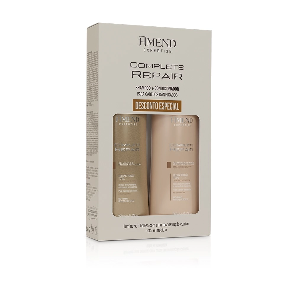 Kit Shampoo Condicionador Complete Repair Amend