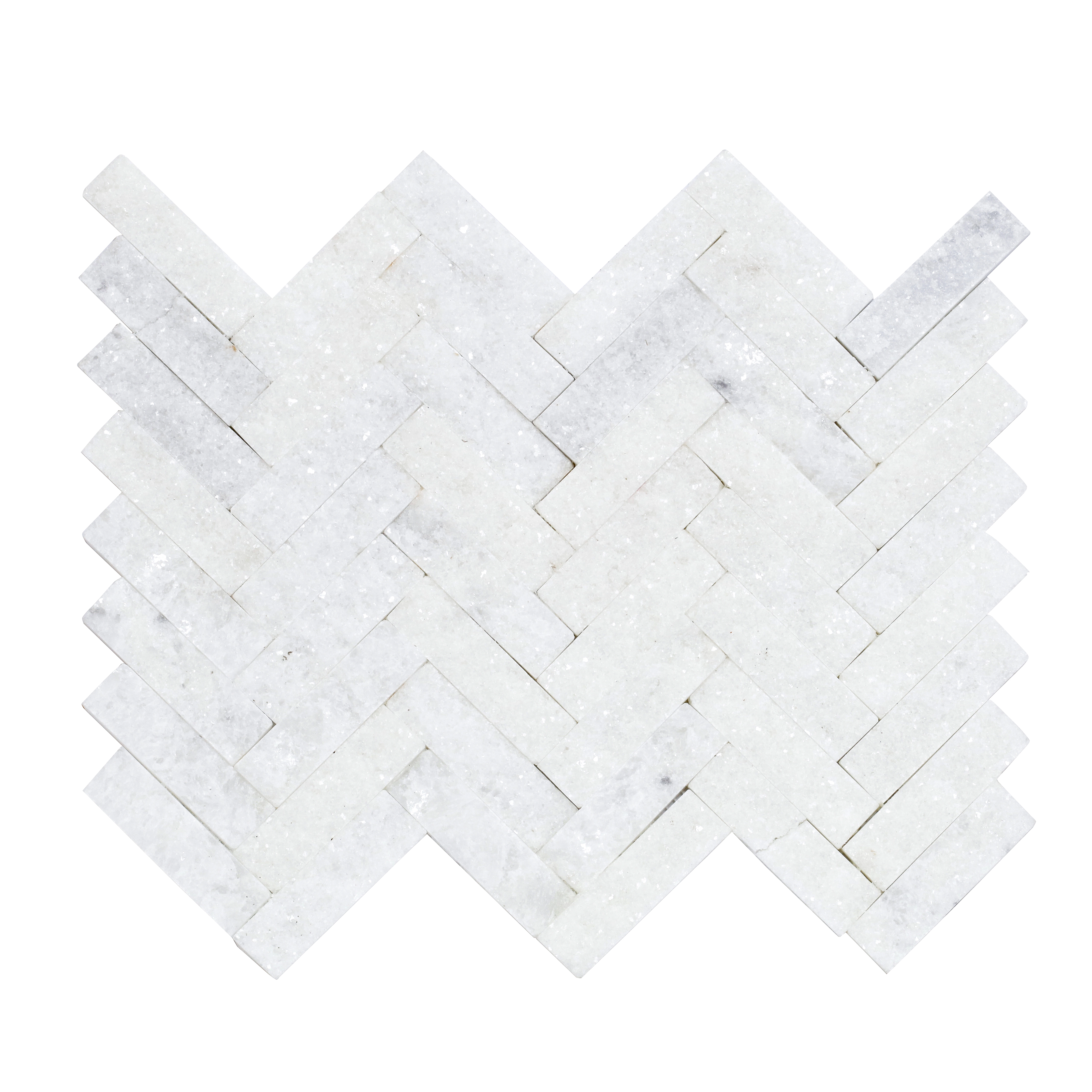 Mosaico Chevron Branco 28x28cm Forte Dei Marmi