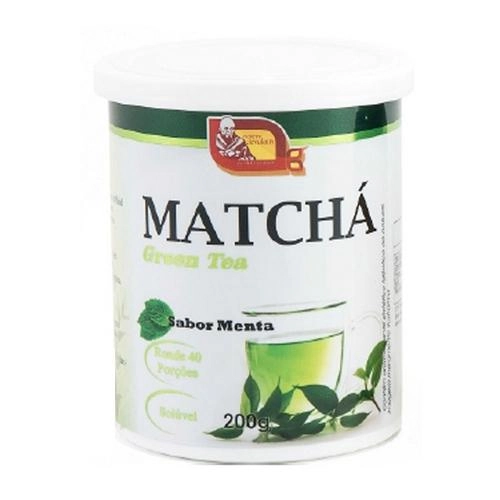 Matchá Green Tea Sabor Menta 200g Mosteiro Devakan