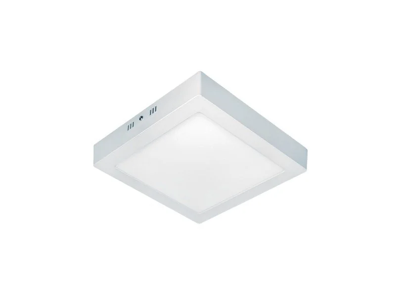 Painel De Led Quadrado Sobrepor 18w Bivolt Taschibra 3000k Amarelo Quente