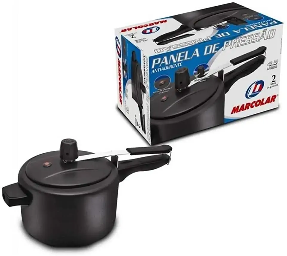 Panela Pressao Marana Antiaderente 4,5lts