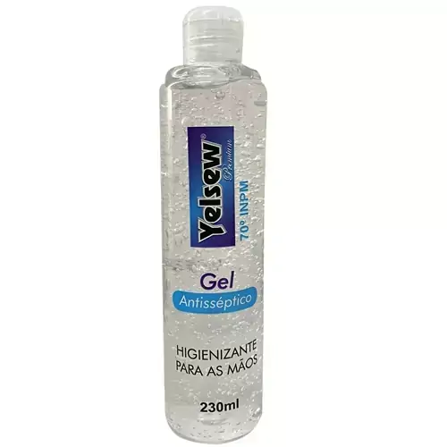 Álcool Gel Antisséptico 230ml - Yelsew