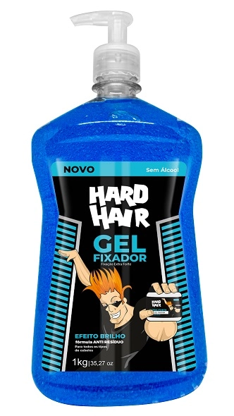 Gel Hard Hair 1kg Azul Extra Forte