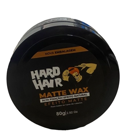Pasta Modeladora Hard Hair 80g Efeito Matte Wax