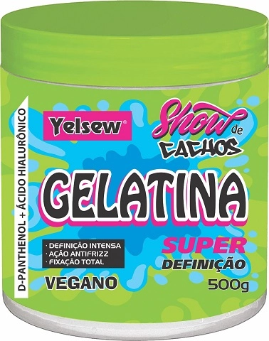 Gelatina Yelsew 500g Show De Cachos D Pantenol/acido Hialuronico