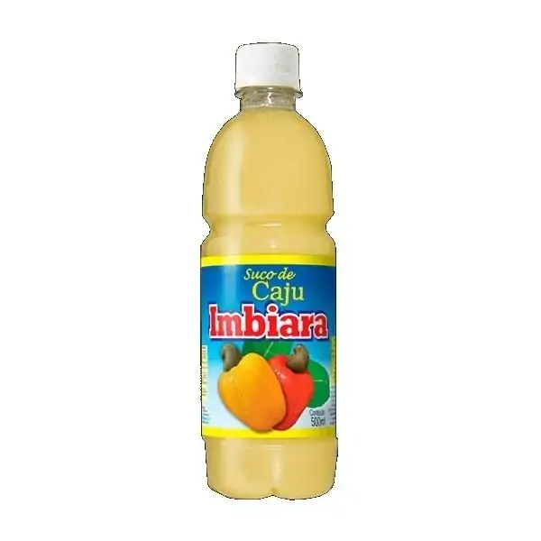Refresco Concentrado Caju Imbiara Garrafa 500ml