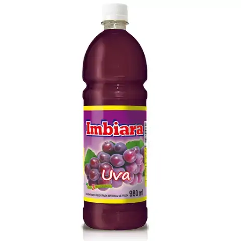 Refresco Concentrado Uva Imbiara Garrafa 980ml