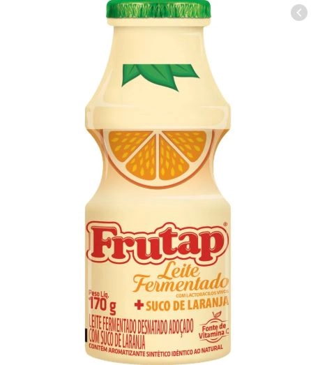 Leite Ferm. Frutap 170g Laranja