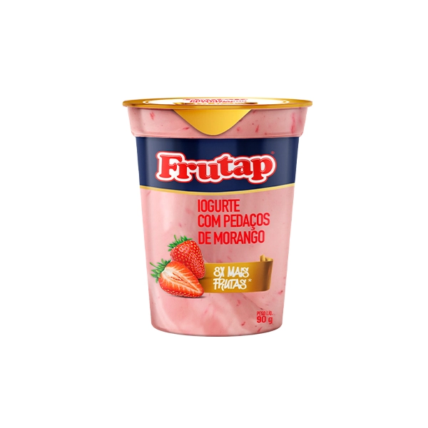 Iogurte Frutap Pedaco De Morango 90g