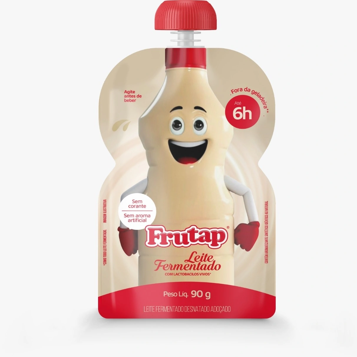 Leite Fermentado Frutap 90g Pouch