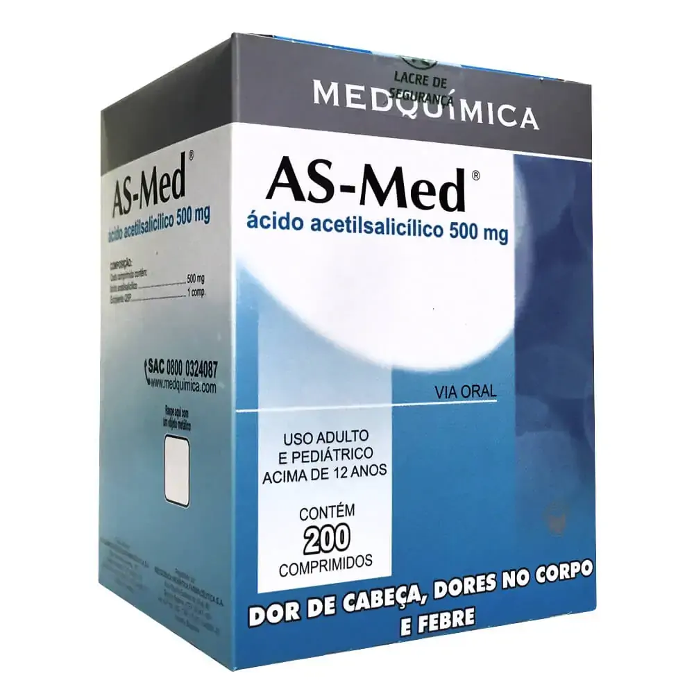As Média 500 Mg 200 Comprimidos Médiaquímica Similar