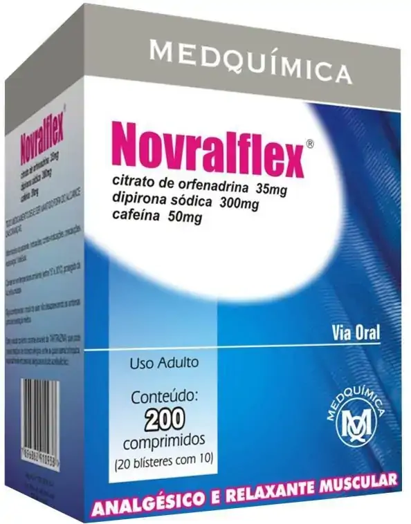Novralflex Caixa. C/ 200 20 X 10 Comp.