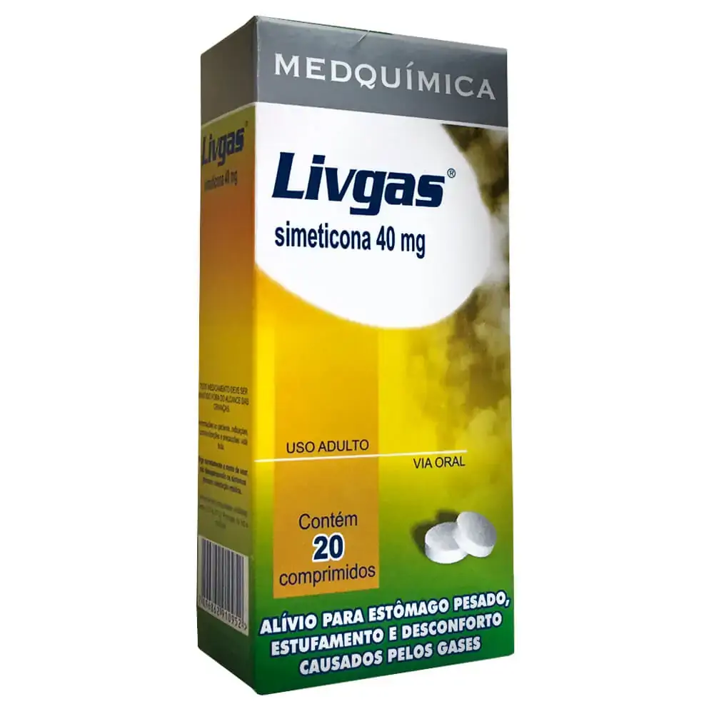 Livgas 40 Mg 20 Comprimidos Medquímica Similar