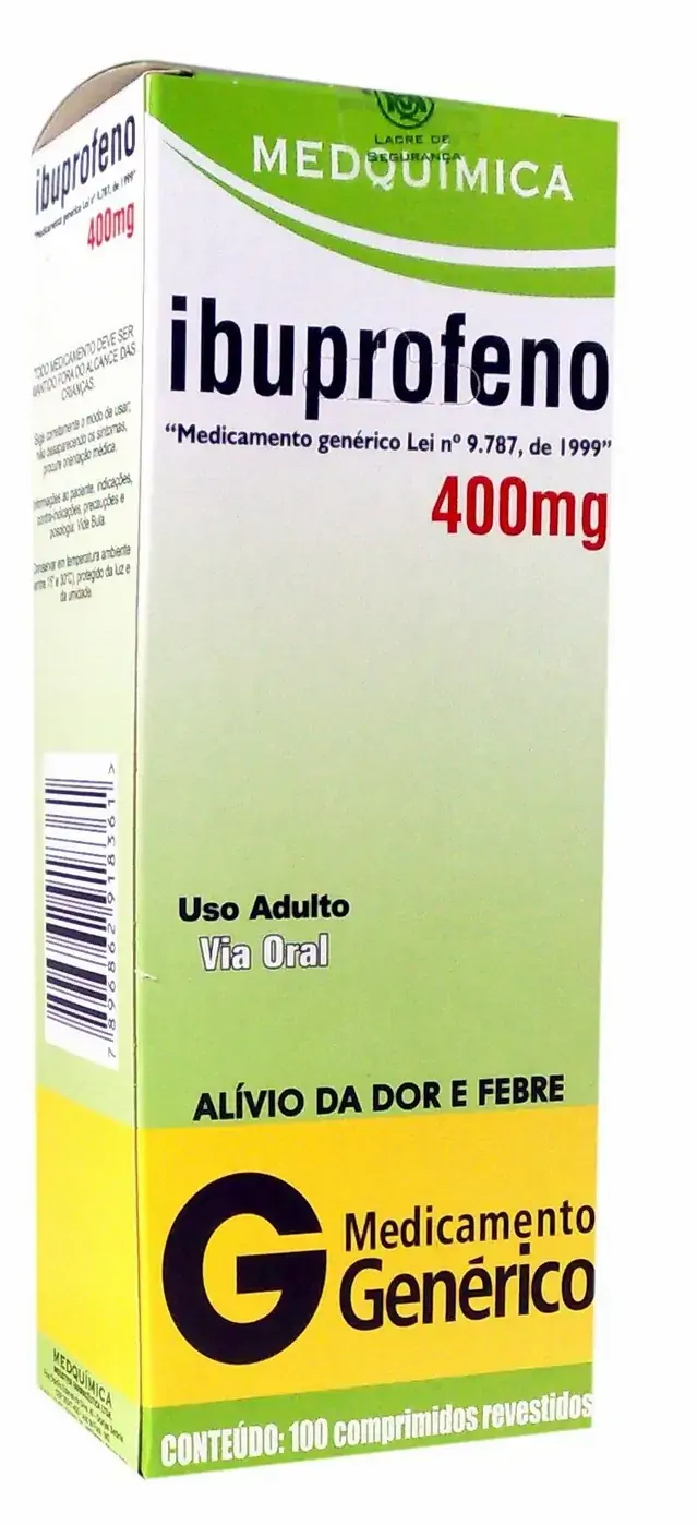 Ibuprofeno 400mg Cx 100 Comp